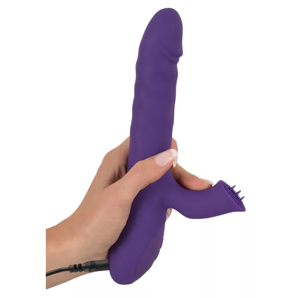 Smile Pearl - Pearl-textured Vibrator (Purple)