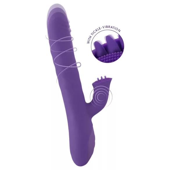 Smile Pearl - Pearl-textured Vibrator (Purple)