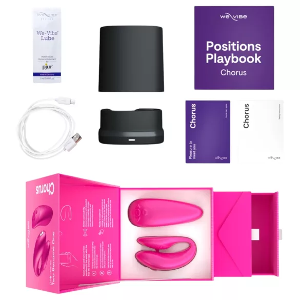 We-Vibe Chorus - Rechargeable Smart Couple's Vibrator (Pink)