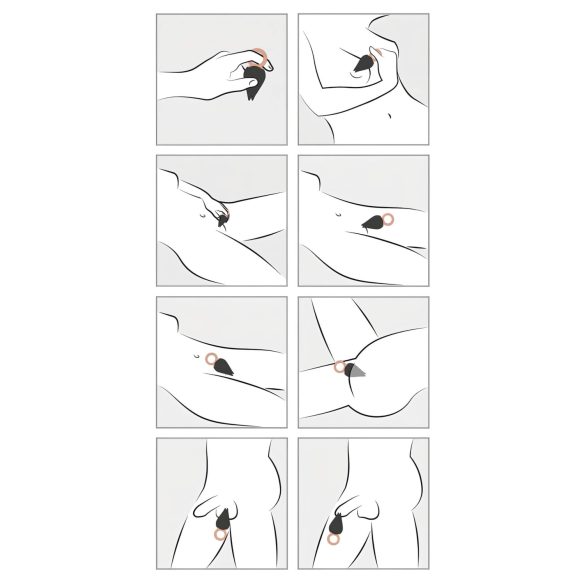 Belou - Rechargeable Waterproof Clitoral Vibrator (Black)