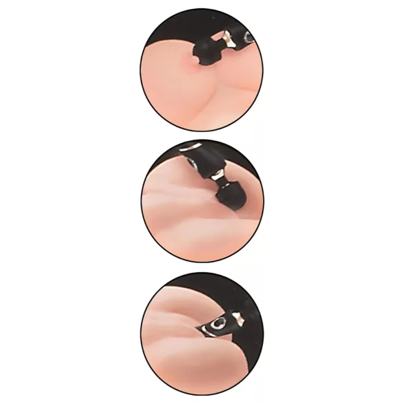 Cleopatra Rechargeable Waterproof Massager Vibrator (Black)