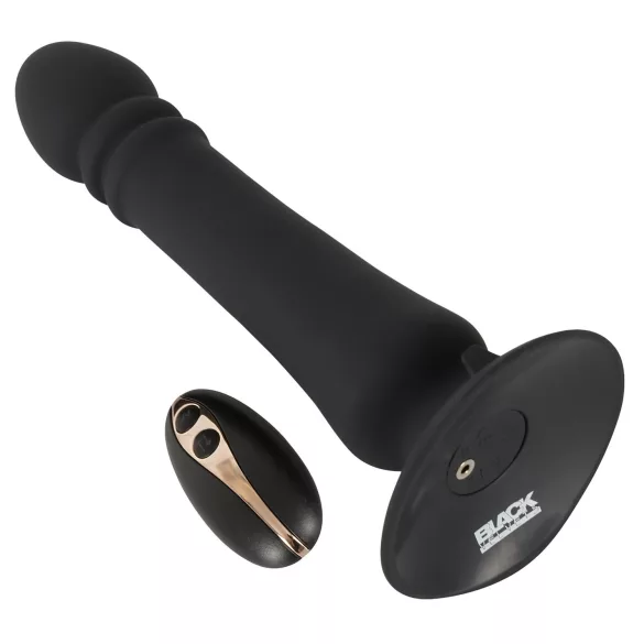 Black Velvet - Rechargeable Thrusting Anal Vibrator (Black)