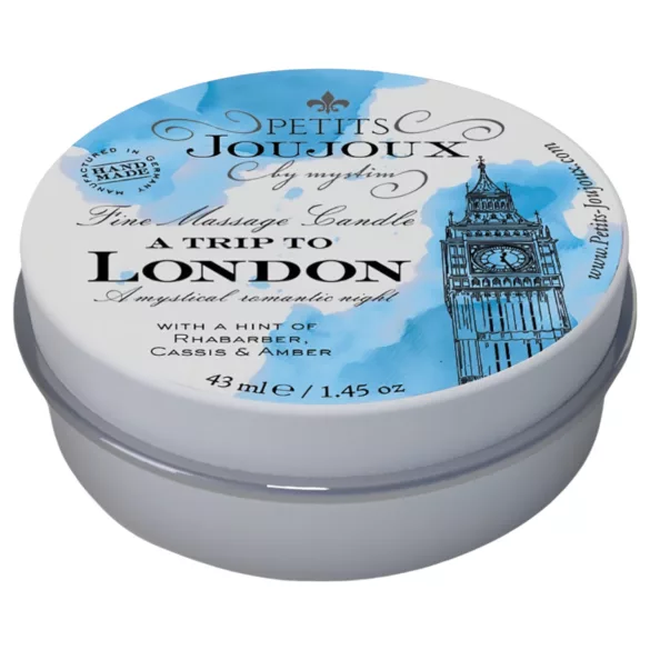 Petits Joujoux London - Rhubarb Amber Massage Candle (43ml)