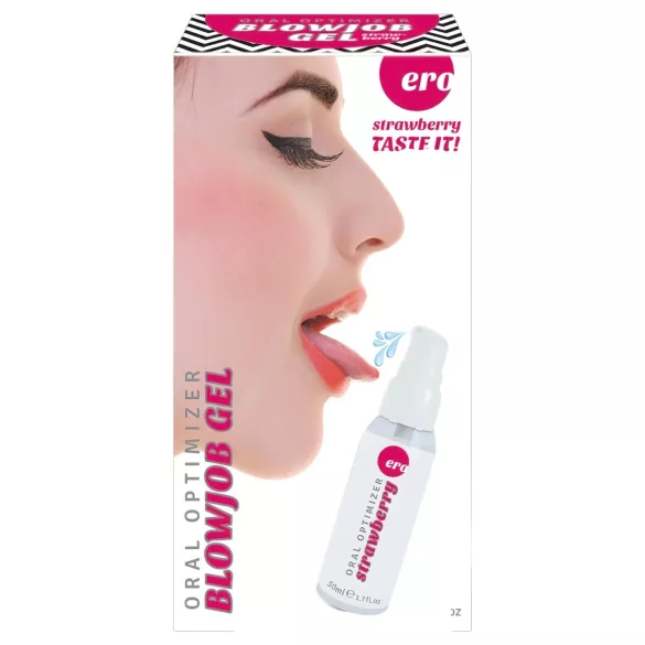 HOT Blowjob Gel - oral lubricant gel - strawberry (50 ml)