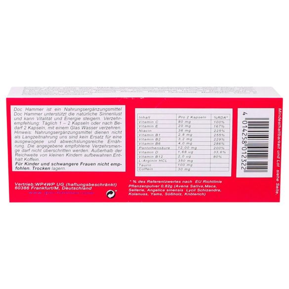 Doc Hammer - Unisex Dietary Supplement Capsules (24 pcs)