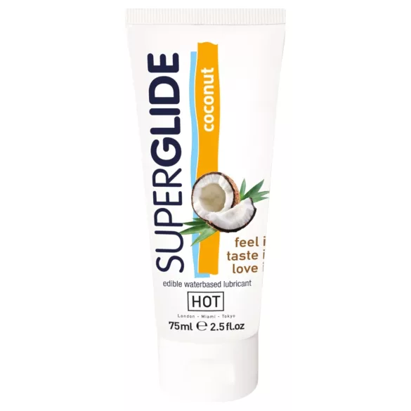HOT Superglide Coconut - Edible Lubricant (75ml)