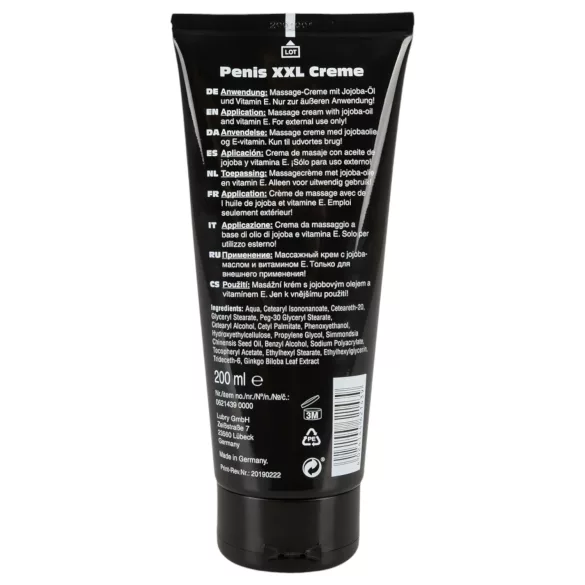 XXL Intimate Men's Cream (200ml)