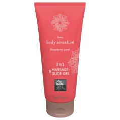 Shiatsu 2in1 Strawberry Massage Gel Lubricant (200ml)