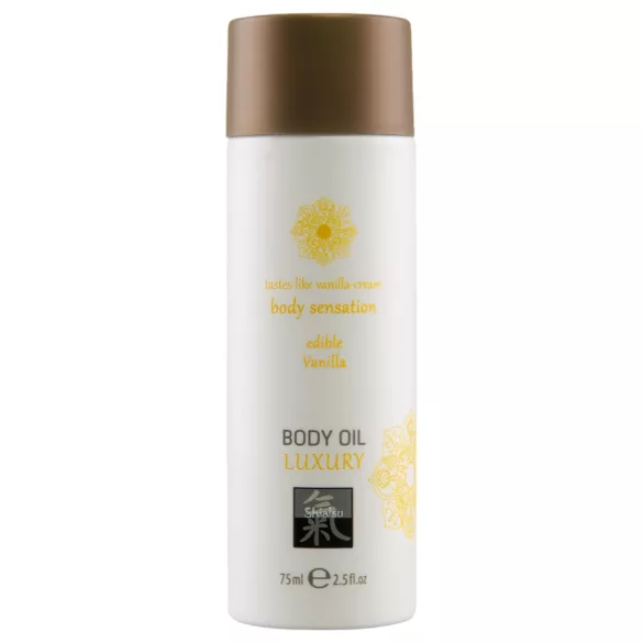Shiatsu Luxury - Edible Massage Oil - Vanilla (75ml)