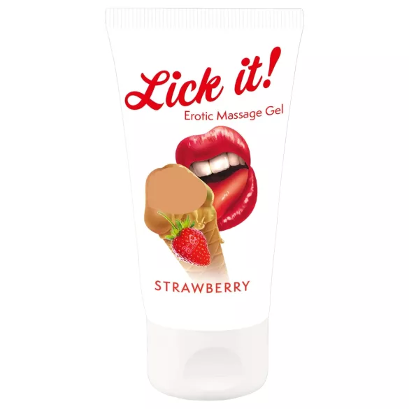 Lick it! - 2in1 Edible Lubricant - Strawberry (50ml)