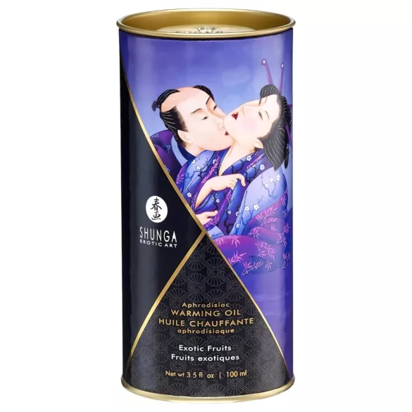Shunga - Warming Massage Oil - Exotic Fruits (100ml)