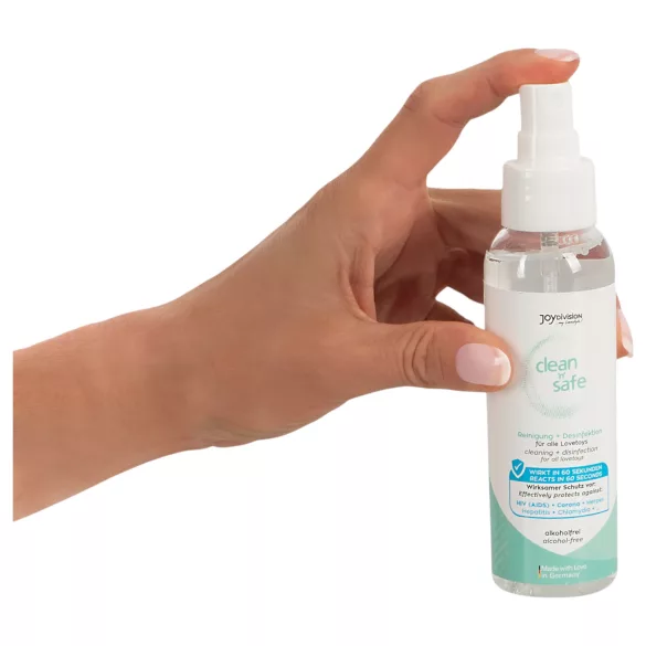 JoyDivision Clean Safe - Disinfectant & Cleaning Spray (100ml)