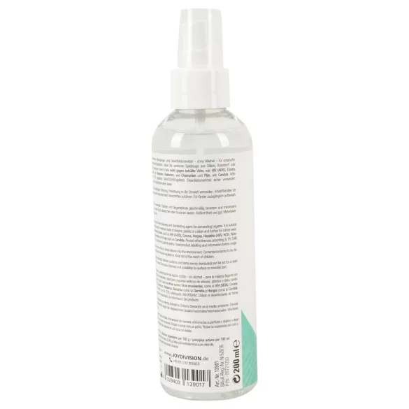 JoyDivision Clean Safe - Disinfectant & Cleaning Spray (200ml)