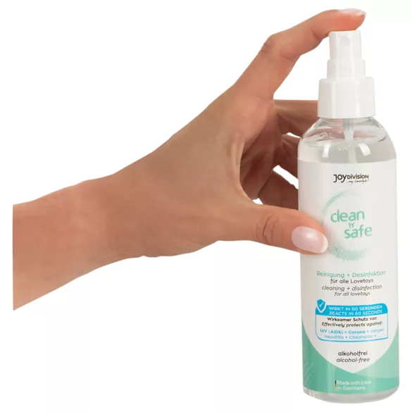JoyDivision Clean Safe - Disinfectant & Cleaning Spray (200ml)