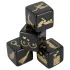 Black Sexy Dice Set - Set of 4