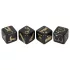 Black Sexy Dice Set - Set of 4