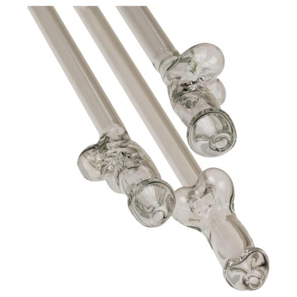 Straw Willy - Fun Penis-Shaped Straws - Clear Set (4 Pack)