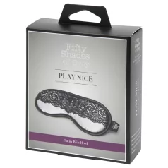 Fifty Shades of Grey - Satin Eye Mask (Silver)