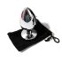 Sunfo - Silver Anal Plug with Purple Gem