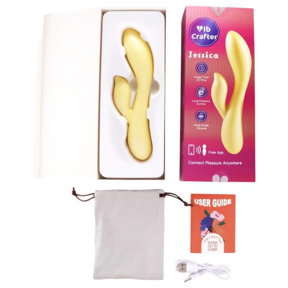LP Jessica - Smart, Dual-Stimulation Vibrator (Yellow)