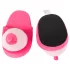 Plush Pink Slippers - Boob-Shaped