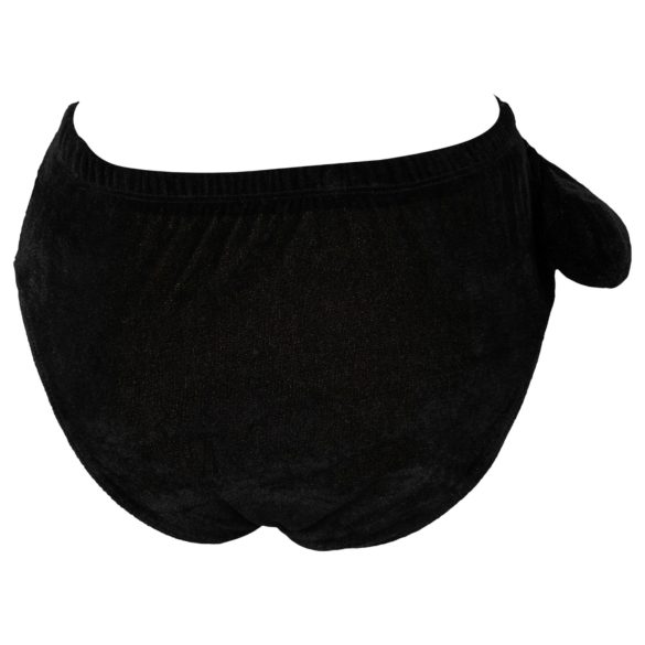 Pump-Enhanced Black Briefs