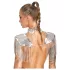 Bad Kitty - chain shoulder ornament (silver)