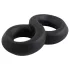 Pulselock Taur - double penis and testicle ring (black) - 20 mm
