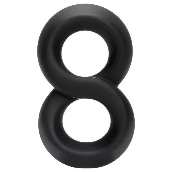 Pulselock Taur - double penis and testicle ring (black) - 20 mm