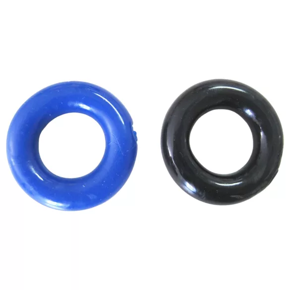 Pulselock Cirkl - TPE Penis Ring Set, 3-Piece (Black)