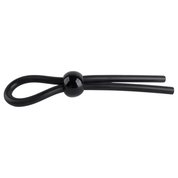 Pulselock Forge - adjustable lasso-style silicone cock ring (black)