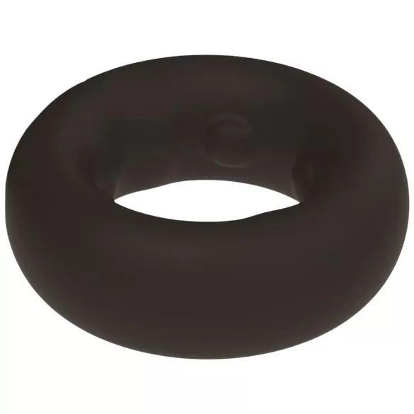 Pulselock Cocktura - dotted silicone penis ring (black) - 27 mm