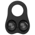 Pulselock Taur - Silicone Testicle Ring with Weighted Balls (Black)