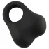Pulselock Taur - Silicone Testicle Ring with Weighted Balls (Black)
