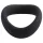 Pulselock Cocktura - twisted silicone testicle ring (black) - 5 cm