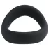 Pulselock Cocktura - twisted silicone testicle ring (black) - 5 cm