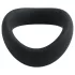 Pulselock Cocktura - twisted silicone cock ring (black) - 47.5 mm
