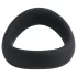 Pulselock Cocktura - twisted silicone cock ring (black) - 47.5 mm