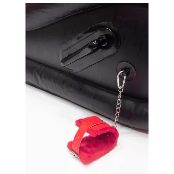 Magic Pillow - Inflatable BDSM Sex Furniture with Cuffs - Large (Red)