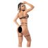 Mapalé - Strappy Lingerie Trio (Black)