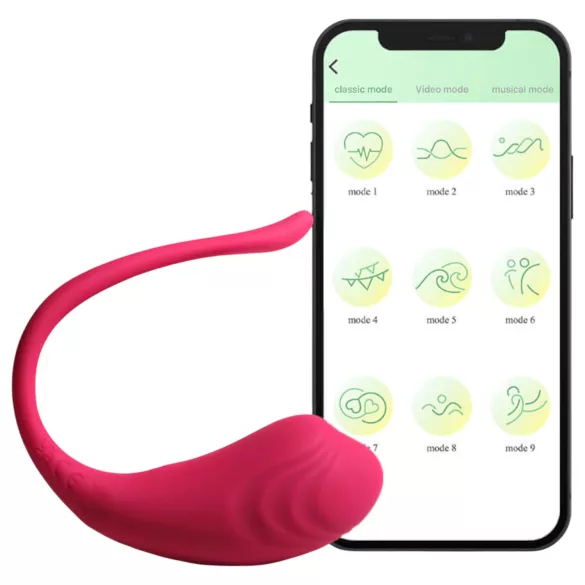 Funny Me - smart, rechargeable vibrating egg (pink)