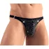 Svenjoyment - Men's Black Rhinestone Thong - M