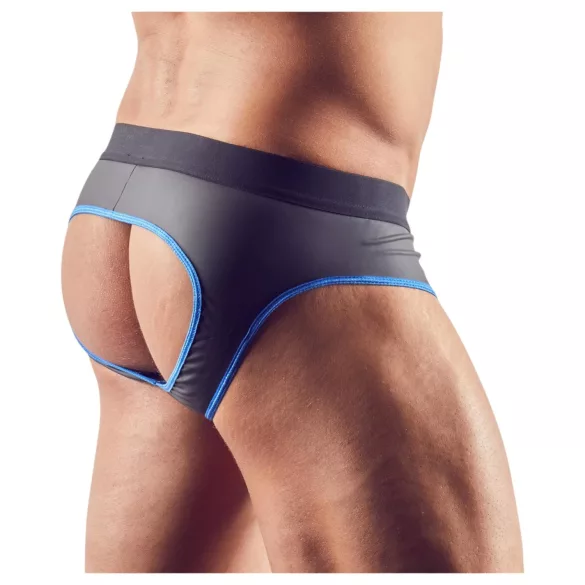 Svenjoyment - Open Jock Briefs (Black-Blue) - XL