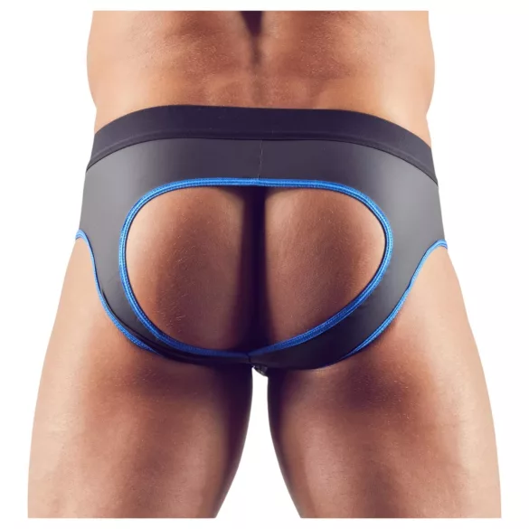 Svenjoyment - Open Jock Briefs (Black-Blue) - XL
