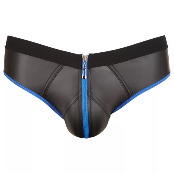 Svenjoyment - Open Jock Briefs (Black-Blue) - XL