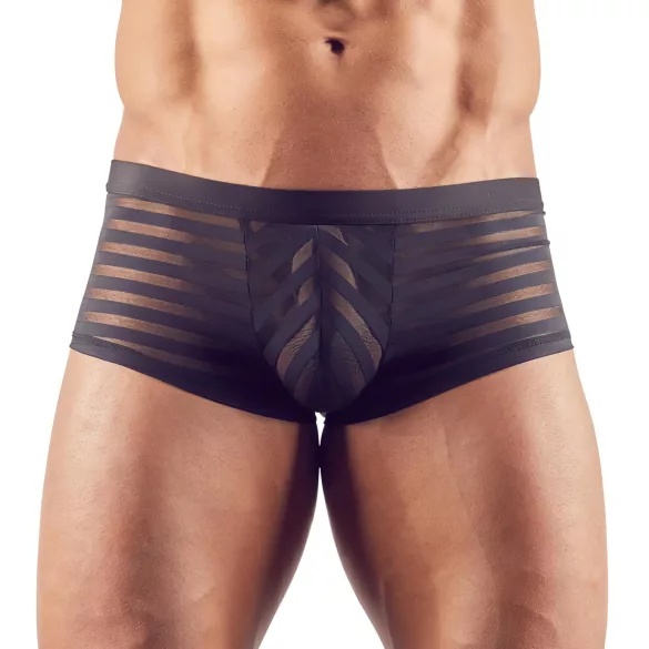 Svenjoyment - Transparent striped boxers (black)