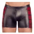 NEK - Black Boxer Briefs with Red Side Panels and Zipper - L