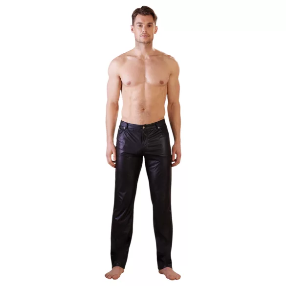 NEK - Glossy Finish Pants (Black) - L