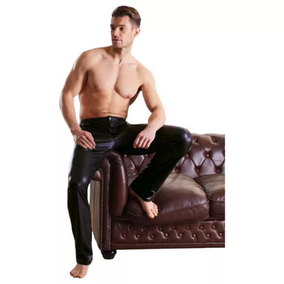 NEK - Glossy Finish Pants (Black) - L