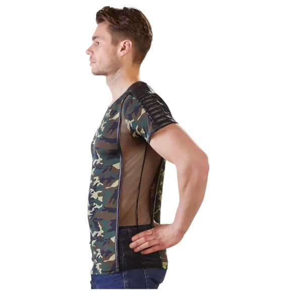 NEK - Men's Camo T-Shirt (Green-Brown)